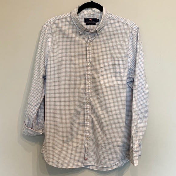 Plaid Vineyard Vines Dress Shirt - Picture 2 of 2